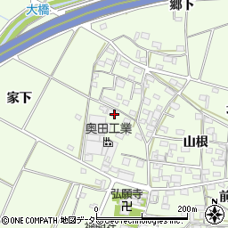 愛知県豊田市和会町田端下周辺の地図