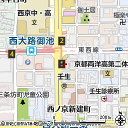 セブンイレブン京都西大路御池店周辺の地図