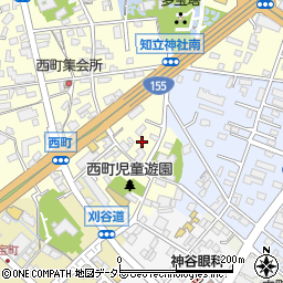 愛知県知立市西町西81周辺の地図