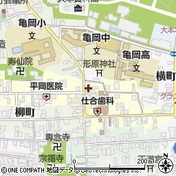 京都府亀岡市旅籠町57-2周辺の地図