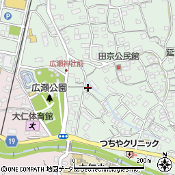 静岡県伊豆の国市田京78-1周辺の地図
