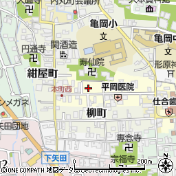 京都府亀岡市本町43周辺の地図