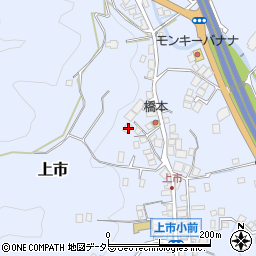岡山県新見市上市588周辺の地図