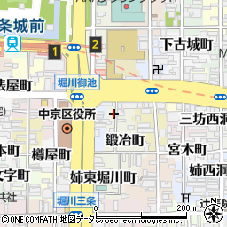 京都府京都市中京区鍛冶町185-3周辺の地図