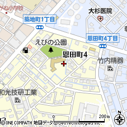 内外物産株式会社　刈谷営業所周辺の地図