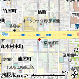 京都府京都市中京区松下町周辺の地図