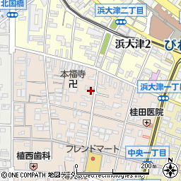 滋賀県大津市長等3丁目周辺の地図