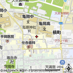 京都府亀岡市旅籠町61周辺の地図