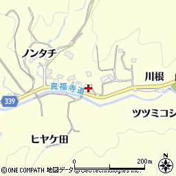 愛知県岡崎市駒立町ノンタチ3周辺の地図