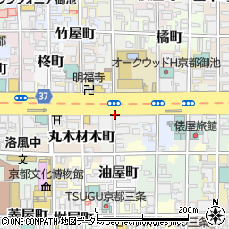 京都府京都市中京区柳八幡町周辺の地図