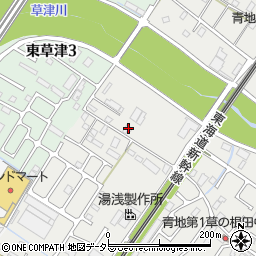 滋賀県草津市青地町328周辺の地図
