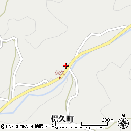 愛知県岡崎市保久町中屋敷周辺の地図