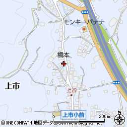 岡山県新見市上市619-1周辺の地図