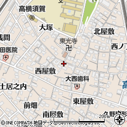 愛知県東海市高横須賀町周辺の地図