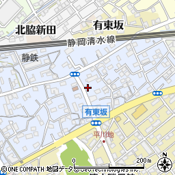 有東坂薬局周辺の地図