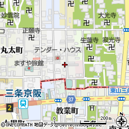 京都府京都市左京区和国町395周辺の地図