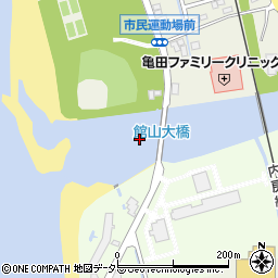館山大橋周辺の地図