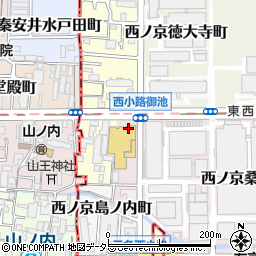 京都銀行マツモト西小路御池店 ＡＴＭ周辺の地図