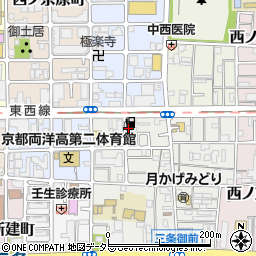 京都府京都市中京区西ノ京樋ノ口町周辺の地図