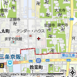 京都府京都市左京区和国町393周辺の地図