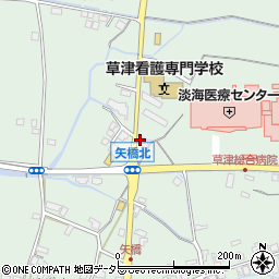 滋賀県草津市矢橋町1840周辺の地図