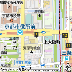 御池阪急ビル周辺の地図