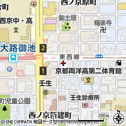 ダックス　京都西ノ京店周辺の地図