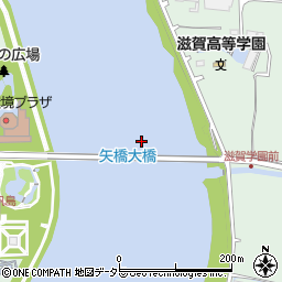 矢橋大橋周辺の地図