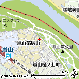 京都府京都市西京区嵐山茶尻町34周辺の地図