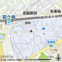 静岡県静岡市清水区平川地周辺の地図