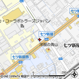 日産プリンス静岡清水中古車センター周辺の地図