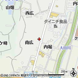 愛知県東海市富木島町南広周辺の地図