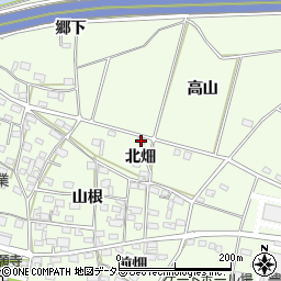 愛知県豊田市和会町北畑14周辺の地図