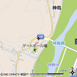 静岡県伊豆の国市神島1117-4周辺の地図