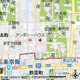 京都府京都市左京区和国町391-5周辺の地図