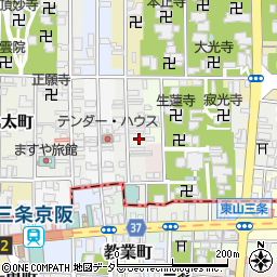 京都府京都市左京区和国町391-4周辺の地図