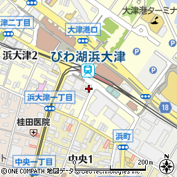 〒520-0047 滋賀県大津市浜大津の地図