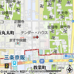 京都府京都市左京区和国町388周辺の地図