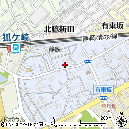 静岡県静岡市清水区平川地23-9周辺の地図