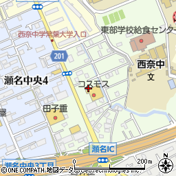 静岡県静岡市葵区東瀬名町6周辺の地図
