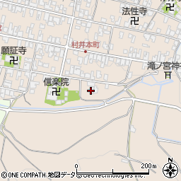 滋賀県蒲生郡日野町村井1512周辺の地図