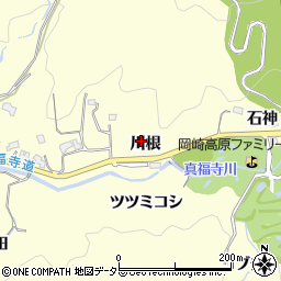 愛知県岡崎市駒立町川根16-1周辺の地図