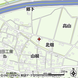 愛知県豊田市和会町北畑4周辺の地図