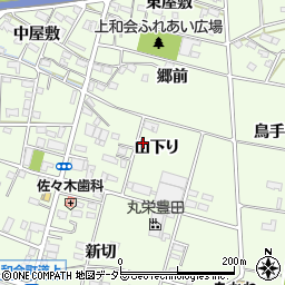 愛知県豊田市和会町山下り15周辺の地図