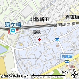 静岡県静岡市清水区平川地23-12周辺の地図