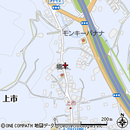 岡山県新見市上市644-1周辺の地図