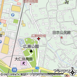 広瀬神社前周辺の地図