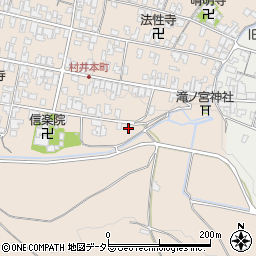 滋賀県蒲生郡日野町村井1516周辺の地図