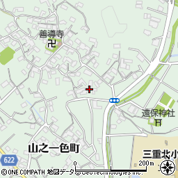 三重県四日市市山之一色町625周辺の地図