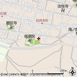 滋賀県蒲生郡日野町村井1509周辺の地図
